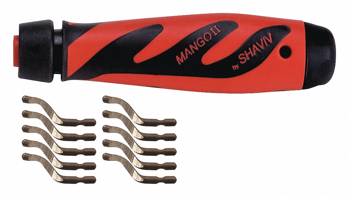 SHAVIV Deburring Tool Set: High Speed Steel, E