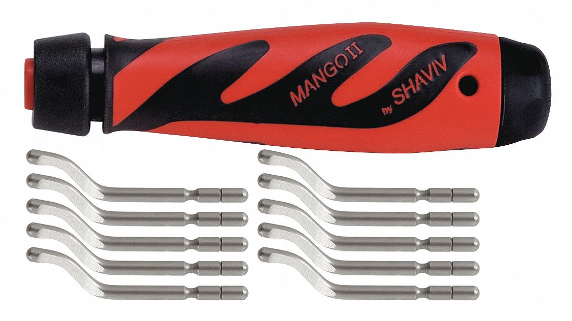 DEBURRING TOOL SET,HEAVY-DUTY BLADES