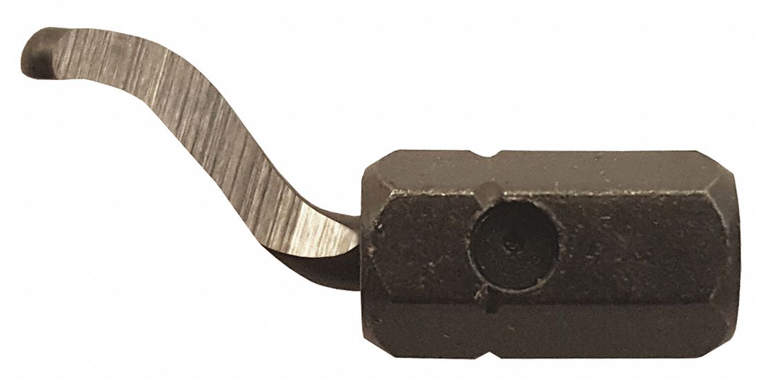 Deburring Replacement Blade: B12 Finishing Bit, High-Speed Steel, Right Hand/Left Hand