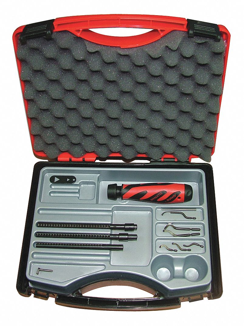 Deburring Tool Kit: B10/B20/B30/B50/B60/C40/E100/E300 Blade, Mango II Handle