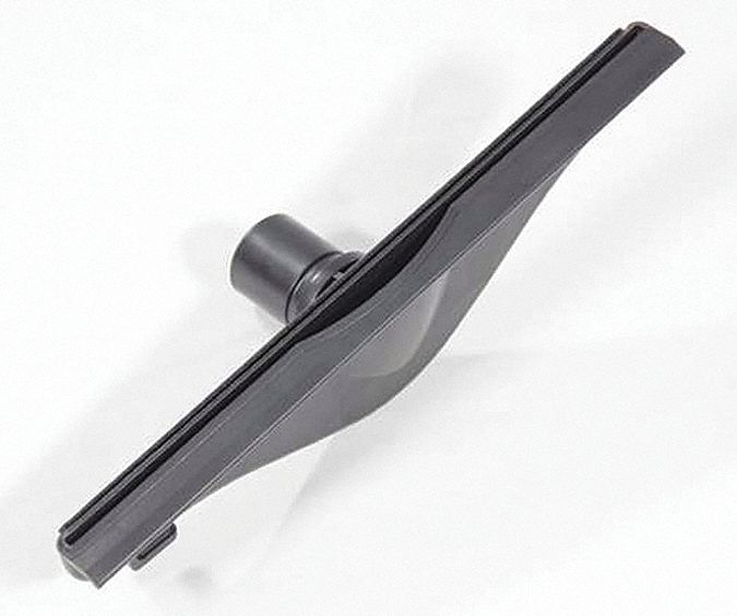 Floor Tool and Nozzle: Plastic, For 1 1/2 in Hose Dia, 13 1/2 in Lg, 4 1/2 in Wd, 3 in Dp