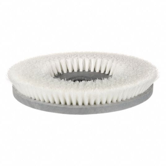 White Round Scrub Brush