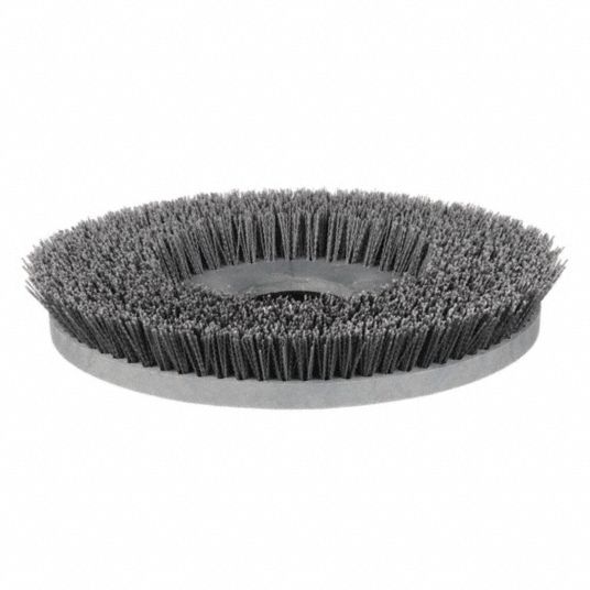 937501-2 Nobles 17 Round Cleaning, Scrubbing Rotary Brush for 17 Machine  Size, Black