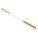 TUBE AND VALVE BRUSH, STRAIGHT HANDLE, POLYESTER BRISTLE, ORANGE, 0.9 IN BRUSH DIA