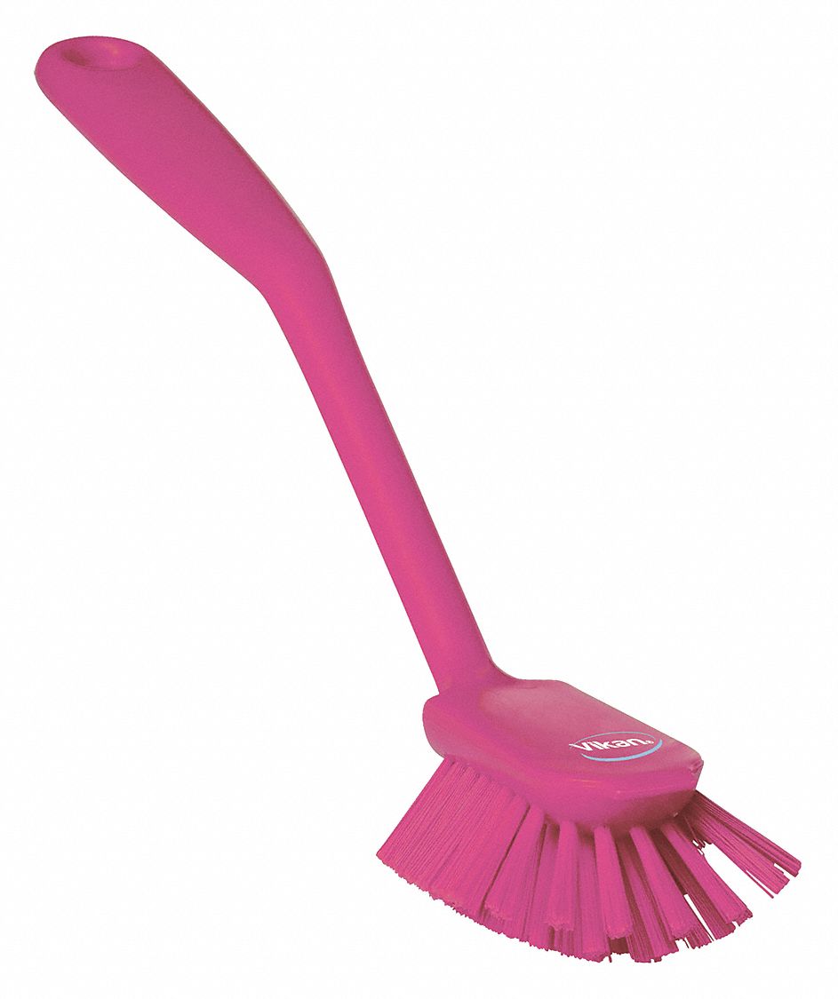 BROSSE VAISSELLE,ROSE,3-1/8PO