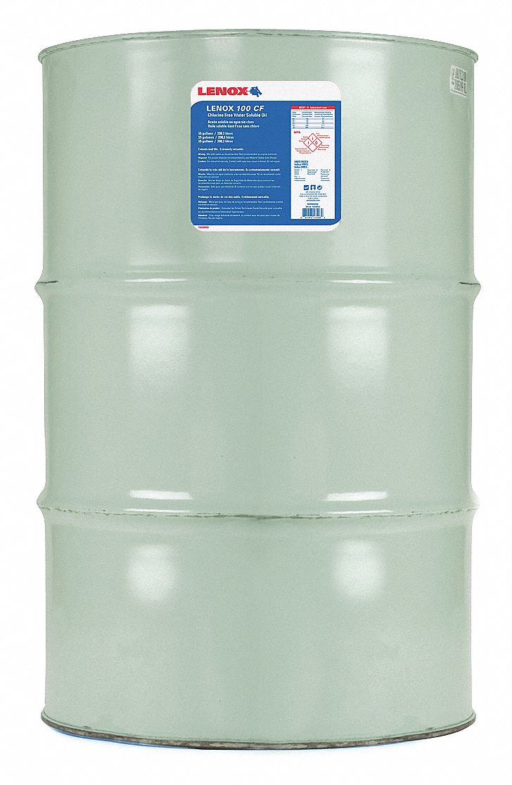 Cutting Oil, 55 gal., White, Drum