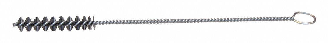 SINGLE SPIRAL TUBE BRUSH,1/8" SHANK,PK10