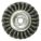 WIRE WHEEL BRUSH,MAX. RPM 20,000,1/2IN W