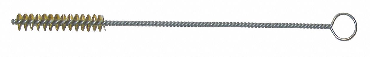 Single Spiral Tube Brush, 1/8"Trim L, PK10