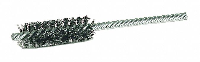 DOUBLE SPIRAL TUBE BRUSH,0.006"WIRE,PK10