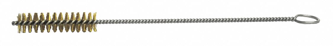 Single Spiral Tube Brush, 0.1"Trim L, PK10