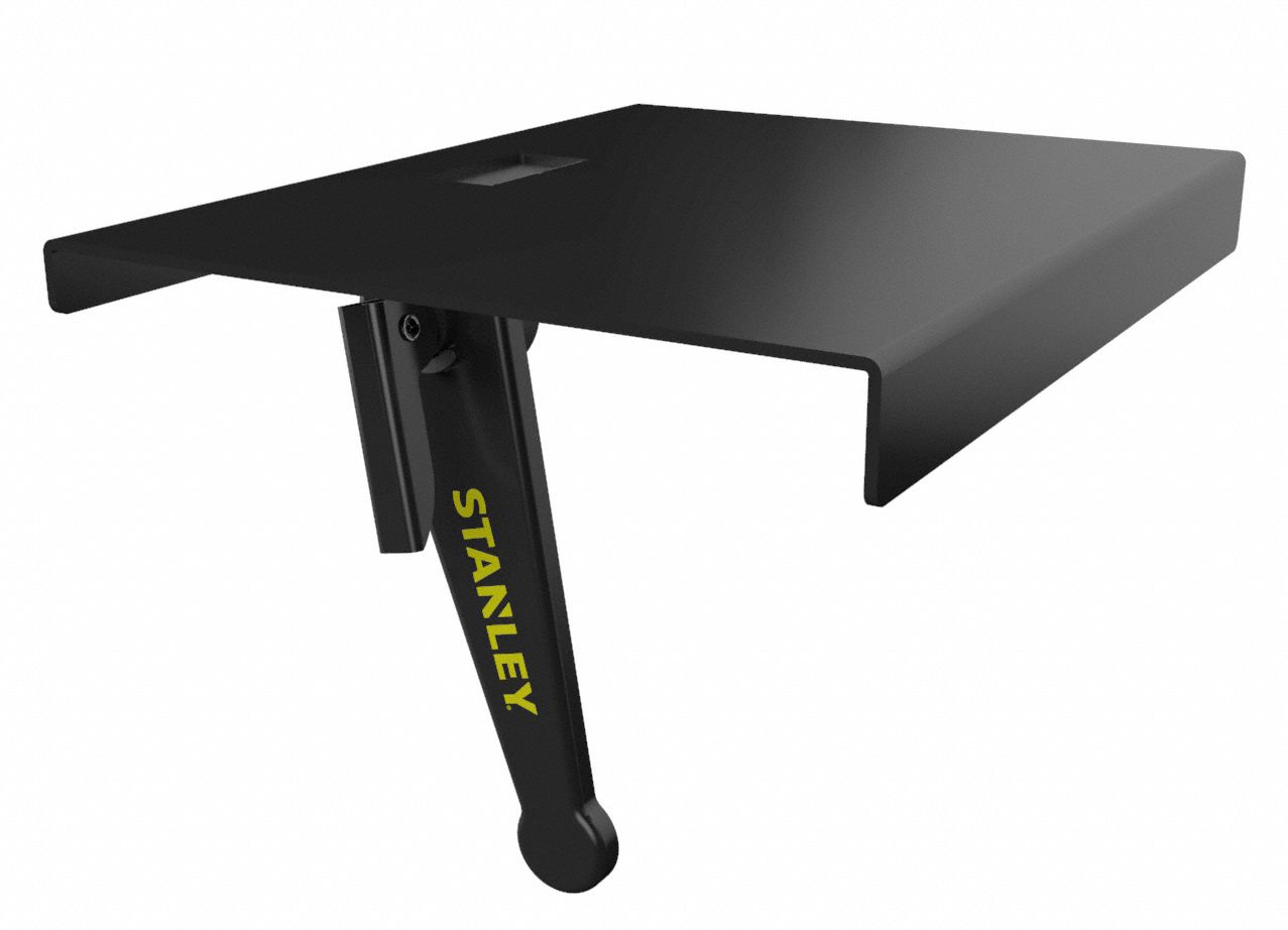 STANLEY Small Wall Mount Equipment Shelf Fixed, 10 lb Load Capacity