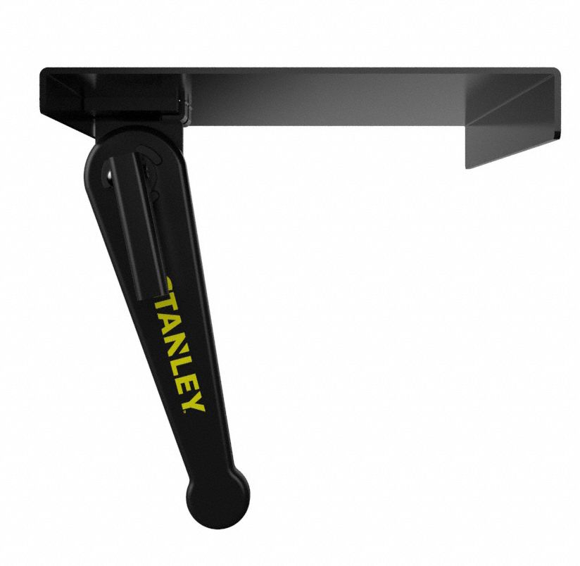 STANLEY Fixed Small Wall Mount Equipment Shelf For Use With TV Mounts