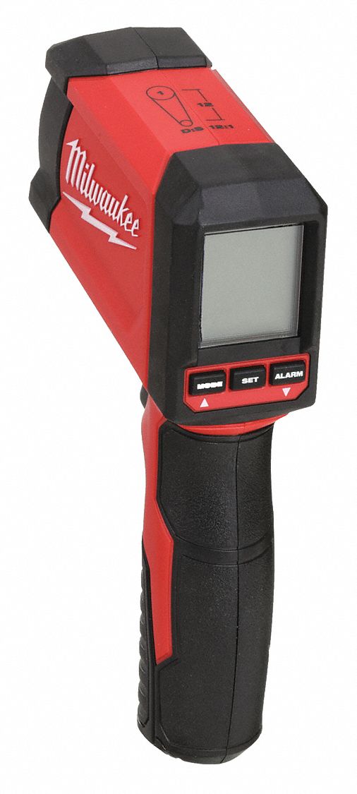 MILWAUKEE, -22° to 1022°, 1 in @ 12 in Focus, Infrared Thermometer -  45PF91