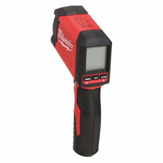 MILWAUKEE, -22° to 1022°, 1 in @ 12 in Focus, Infrared Thermometer -  45PF91