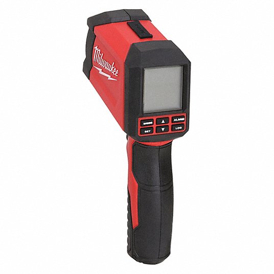 MILWAUKEE, -40° to 1472°, 1 in @ 30 in Focus, Infrared Thermometer -  45PF93