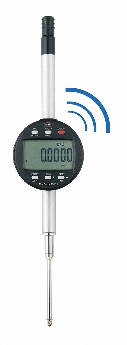 MAHR, 0.00002 in to 2 in Range, IP42, Digital Indicator - 45PF97 ...