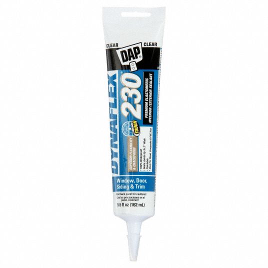 DAP, Dynaflex 230, Clear, Silicone Elastomeric Sealant - 45PG58|18860 ...