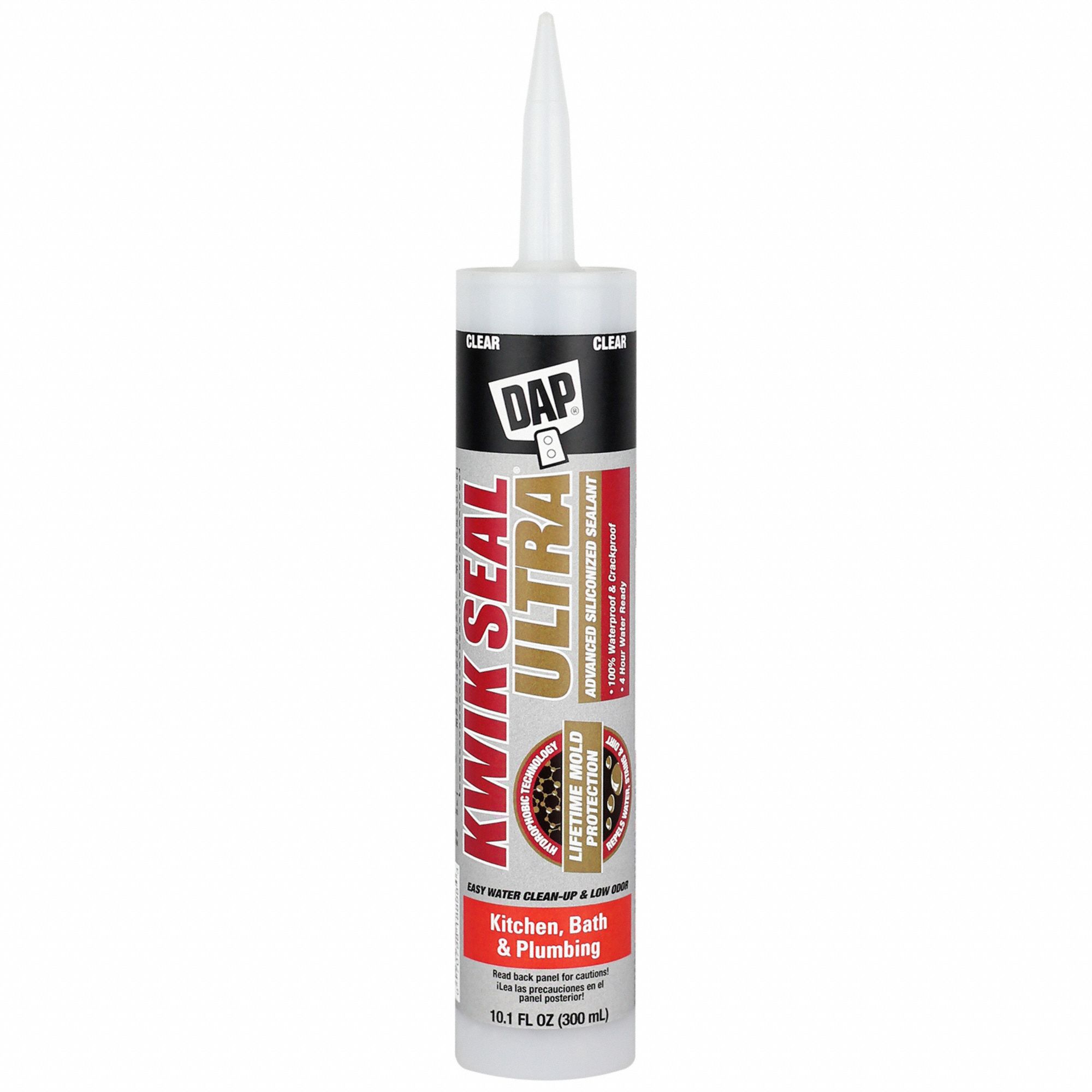 DAP, Kwik Seal Ultra, Clear, Acrylic Latex Sealant 45PG6018898