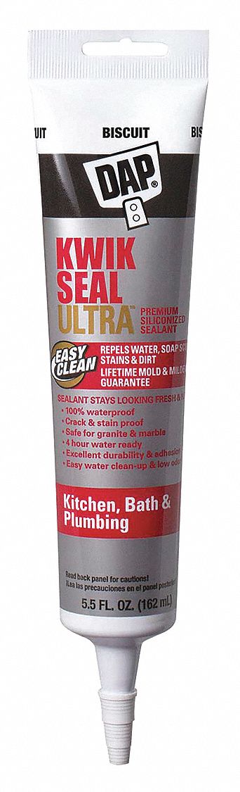 ACRYLIC LATEX SEALANT, KWIK SEAL ULTRA, GLOSS BISCUIT, 6 OZ, TUBE