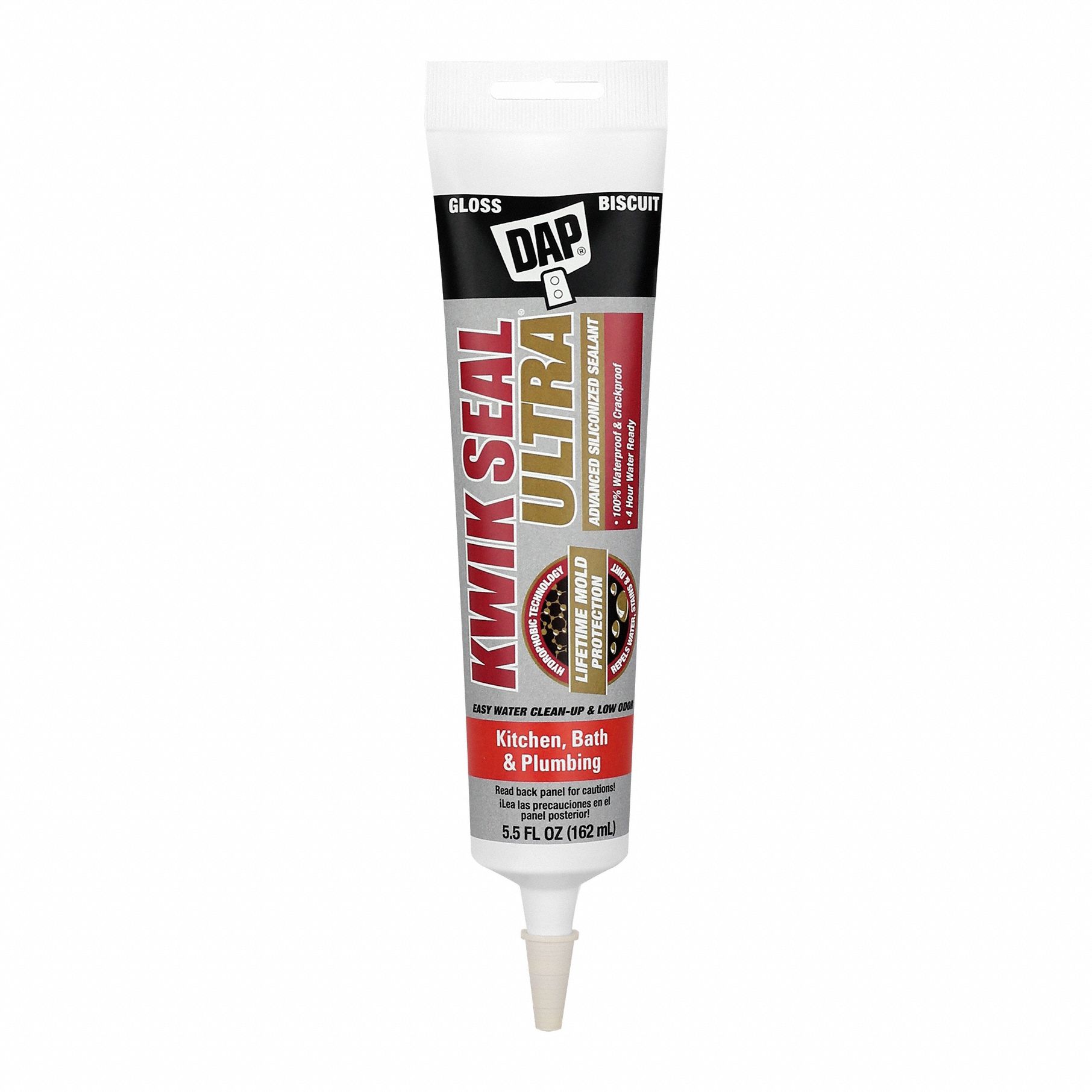 DAP, Kwik Seal Ultra, Gloss Biscuit, Acrylic Latex Sealant 45PG64