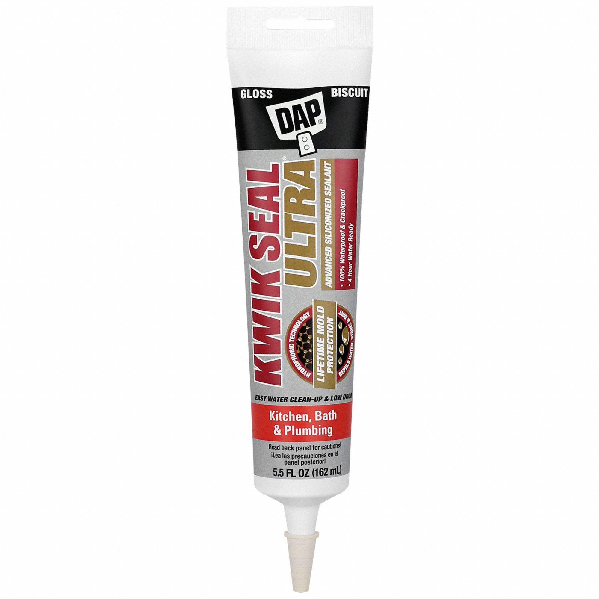 DAP, Kwik Seal Ultra, Gloss Biscuit, Acrylic Latex Sealant 45PG64