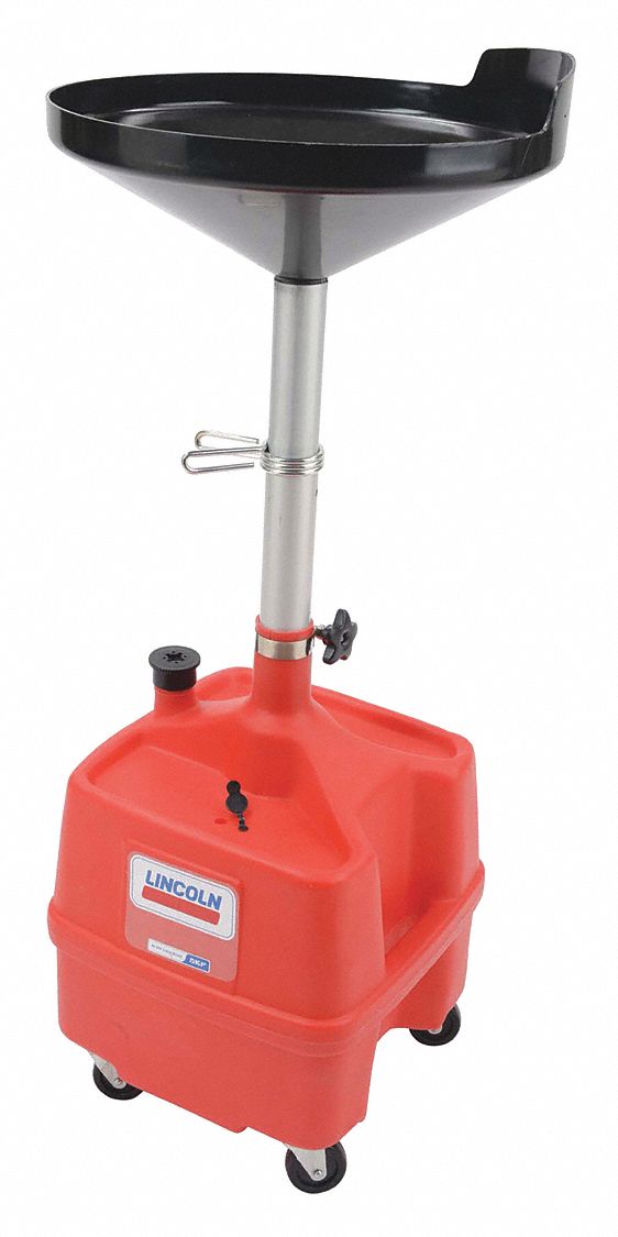 PORTABLE OIL DRAIN,PLASTIC,8 GAL.