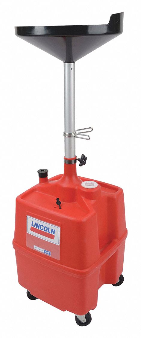 PORTABLE OIL DRAIN,PLASTIC,18 GAL.