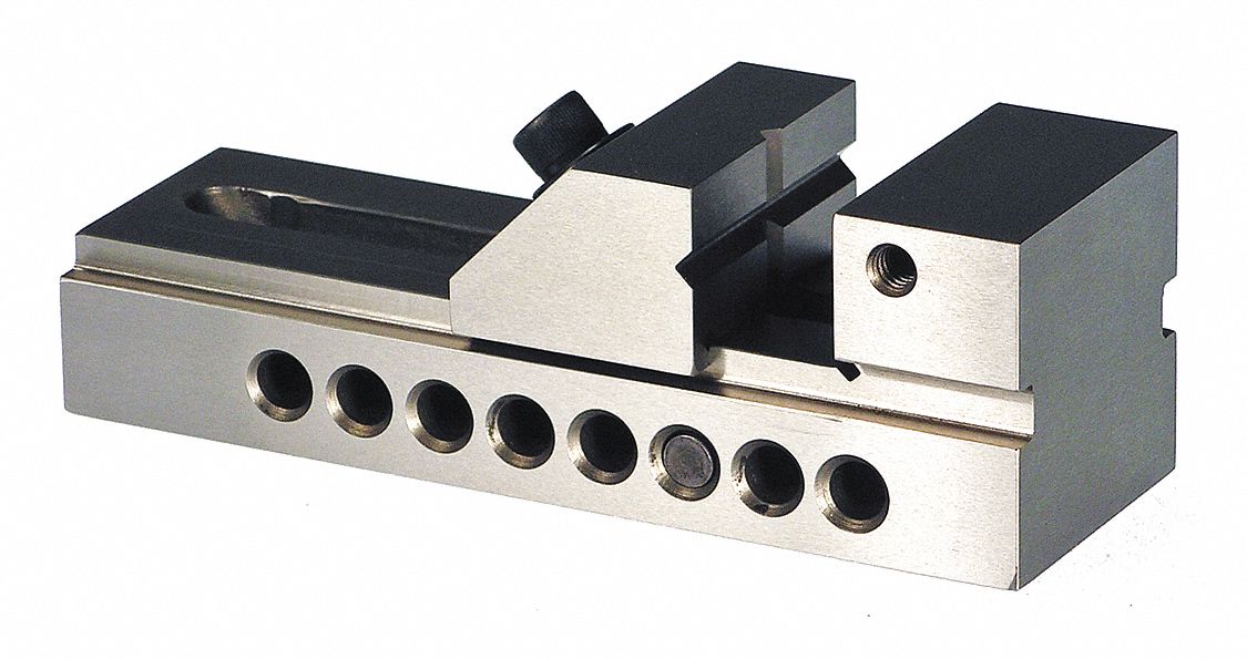 Machine Vise: 2 in Jaw Face Wd, 3 1/4 in Max Jaw Opening, 1 in Throat Dp