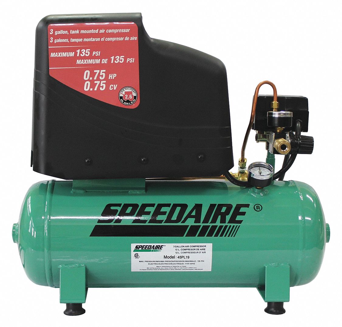 3 gal. Portable Electric Air Compressor 