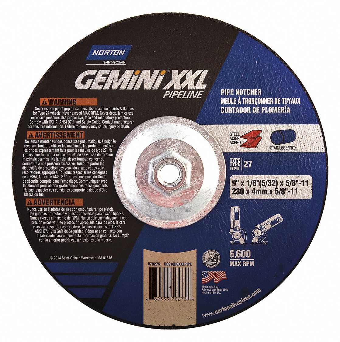 MEULE A TRONCONNER, 9 PO DIA