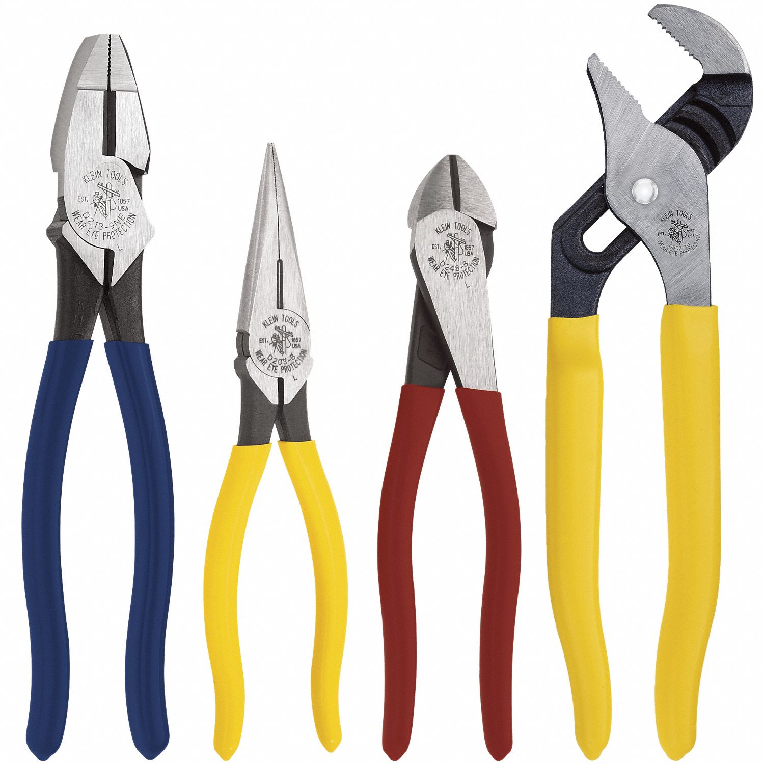 4 Pliers, Std Cushion Grip, Plier Set - 45PZ51|94506 - Grainger 4 Pliers, Std Cushion Grip, Plier Set - 45PZ51|94506 - Grainger
