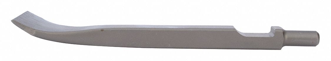 CHISEL, B1/CLECO CHISEL SCALER, 0.373 IN SHANK SIZE, 1 3/8 IN CHISEL TIP W, STEEL, FLAT