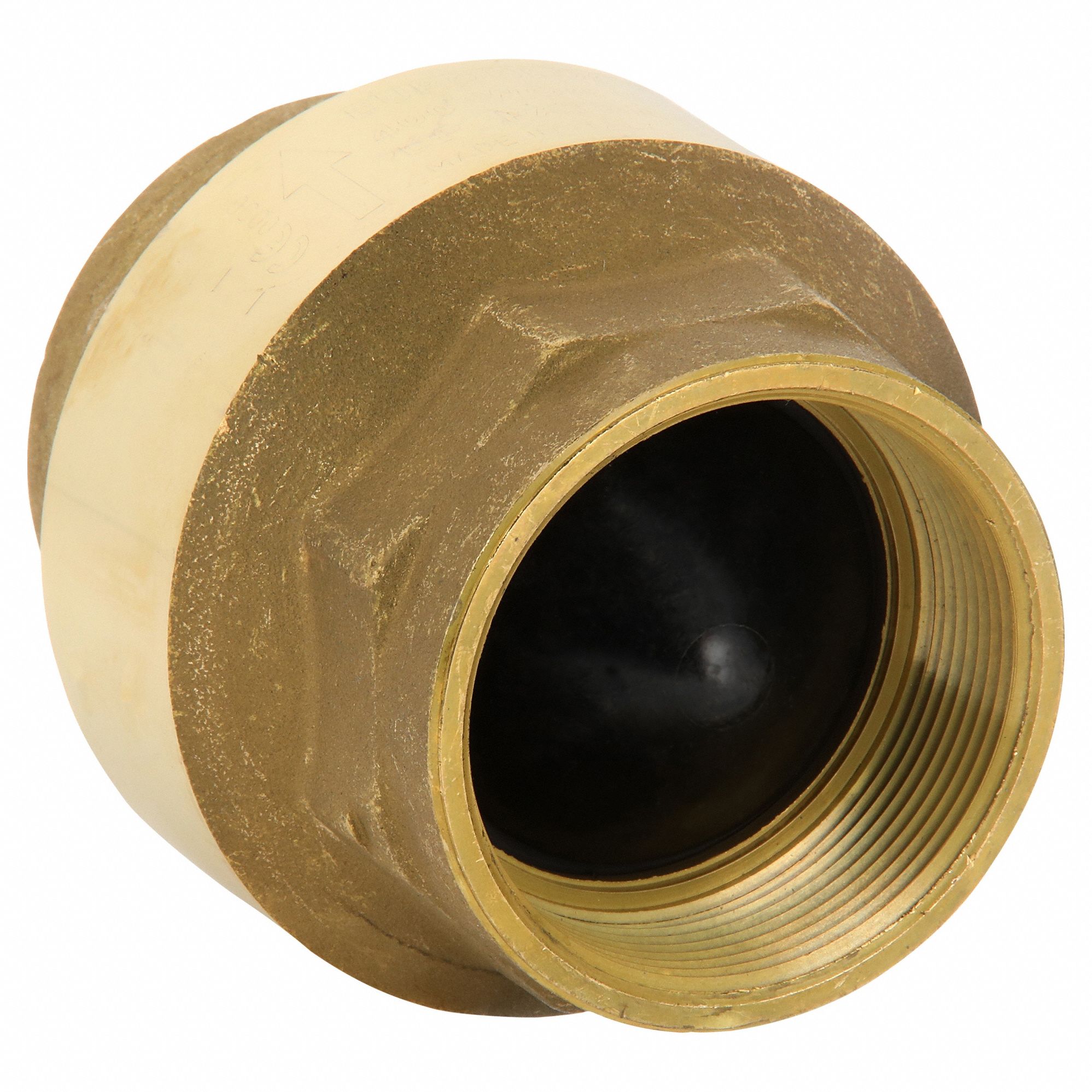 VALVE, SWING, INLINE VALVE BODY, 2 IN PIPE, FNPT X FNPT, BRASS, FOR GAS/OIL/WATER
