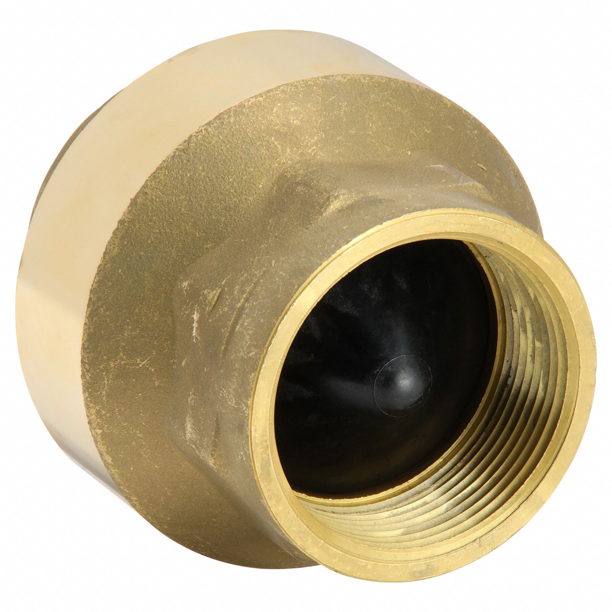 Valve: Swing, Inline Valve Body, 2 1/2 in Pipe Size, FNPT x FNPT, Brass, Female, NPT, NPT