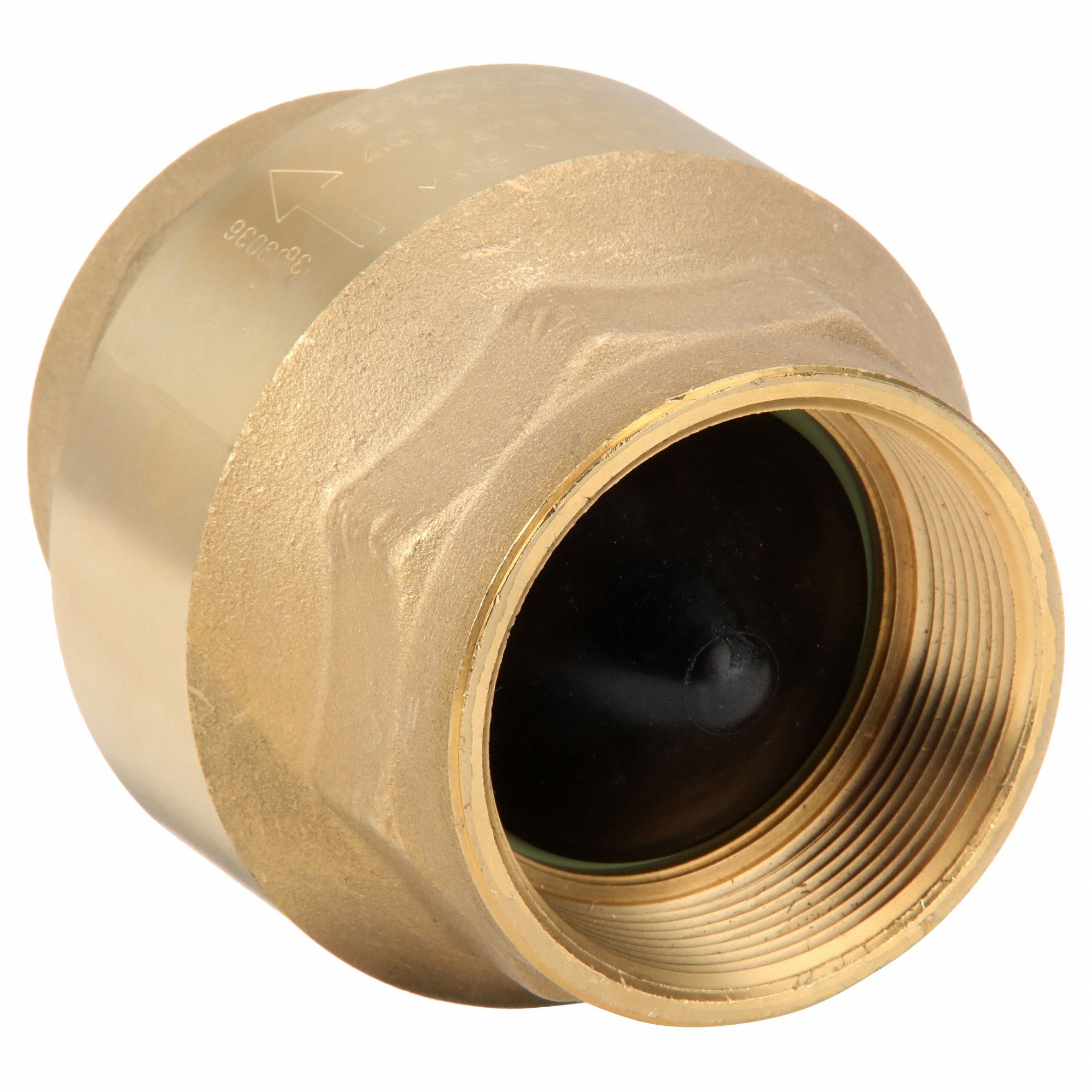 CHECK VALVE,BRASS,2IN,60.7 GPM,VITON