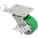 STANDARD PLATE CASTER, 8 IN WHEEL DIA, 1500 LB, 9½ IN MOUNTING H, POLYURETHANE, FIRM