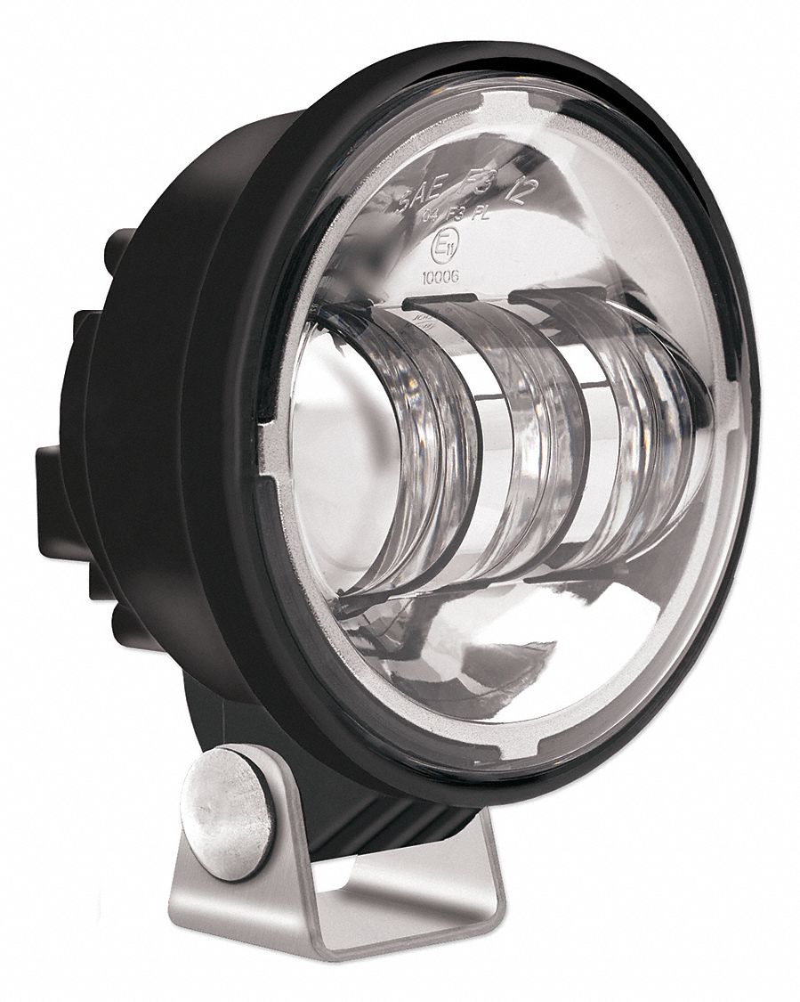 Fog Light: Fog Light, LED, Non-Heated, Fog, Surface Mount, Pedestal, Wire Leads, Round