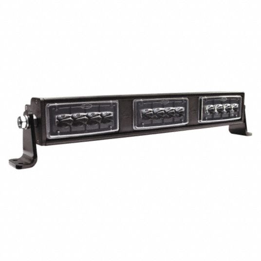 J.W. SPEAKER, Perimeter Flashing Warning Light, White, Light Bar