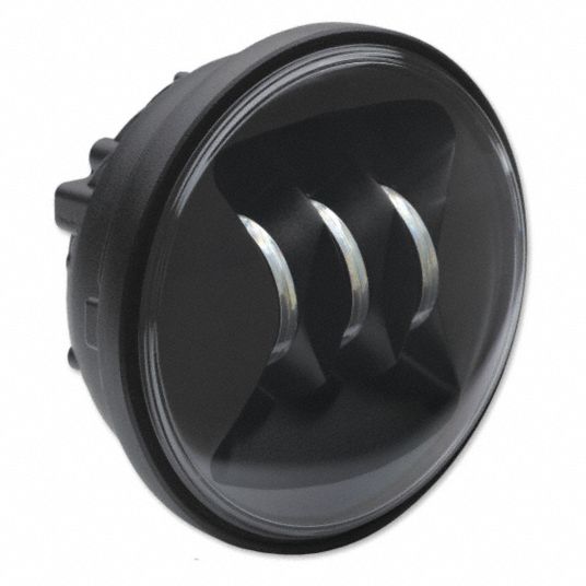 J.W. SPEAKER Round Fog Light, Dia.: 4 1/2 in, Permanent, Hardwired