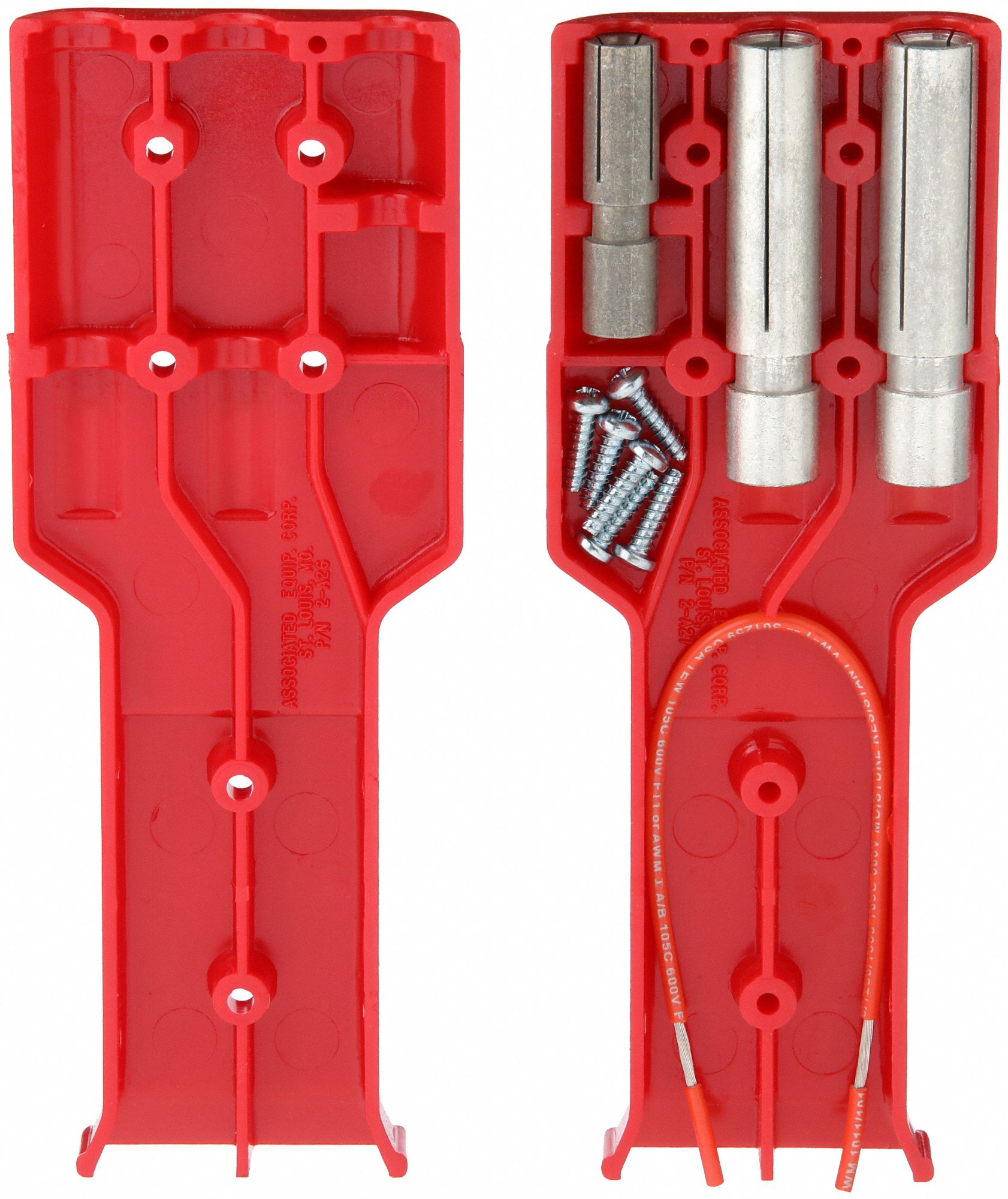 Polarized A/N Plug: Plug-In, 110A (Constant Current), 400A at 1 min, 800A at 10 sec