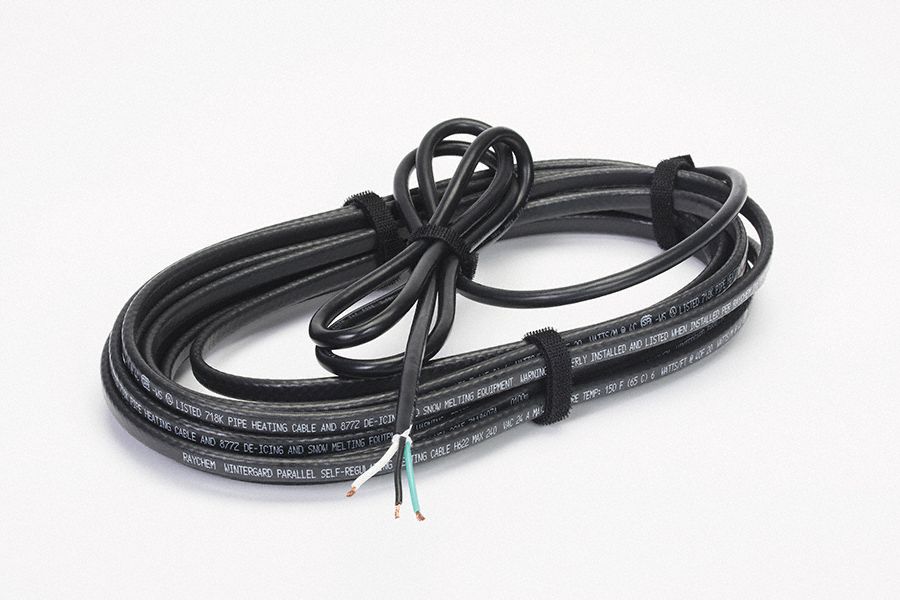 Electric Heating Cable: For Indoor/Outdoor Use Outdoors, 6 ft Cable Lg, 240V AC, 5-15P