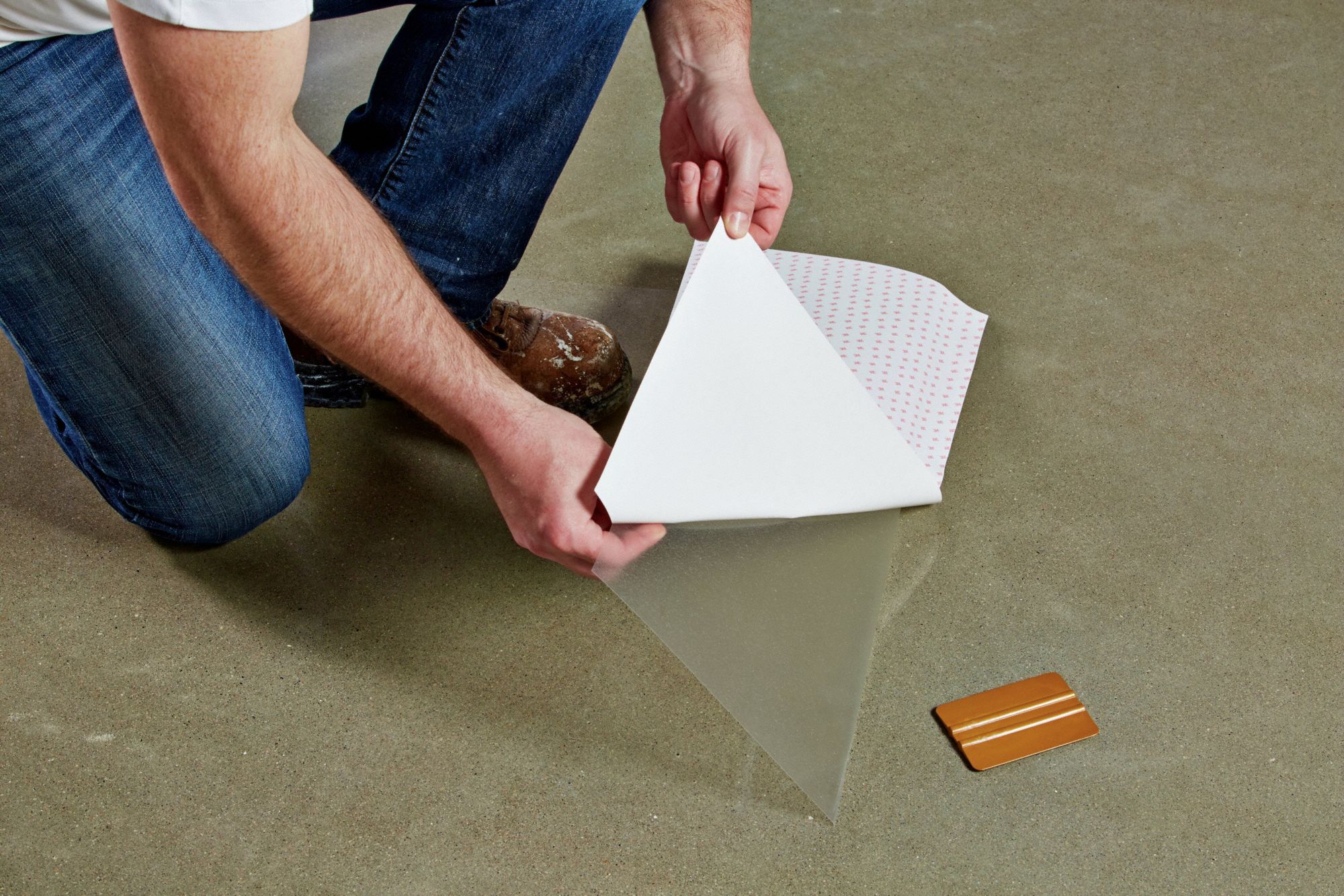 SCOTCHGARD Surface Protection Film, 2 ft Length, 2 ft Width, PVC Film