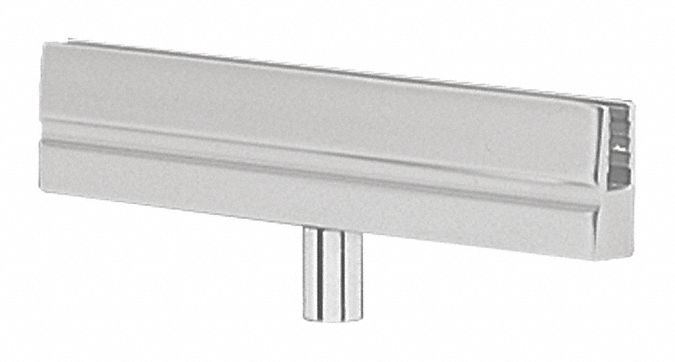 Sign Holder, 2 1/2"H, 6"W, Chrome