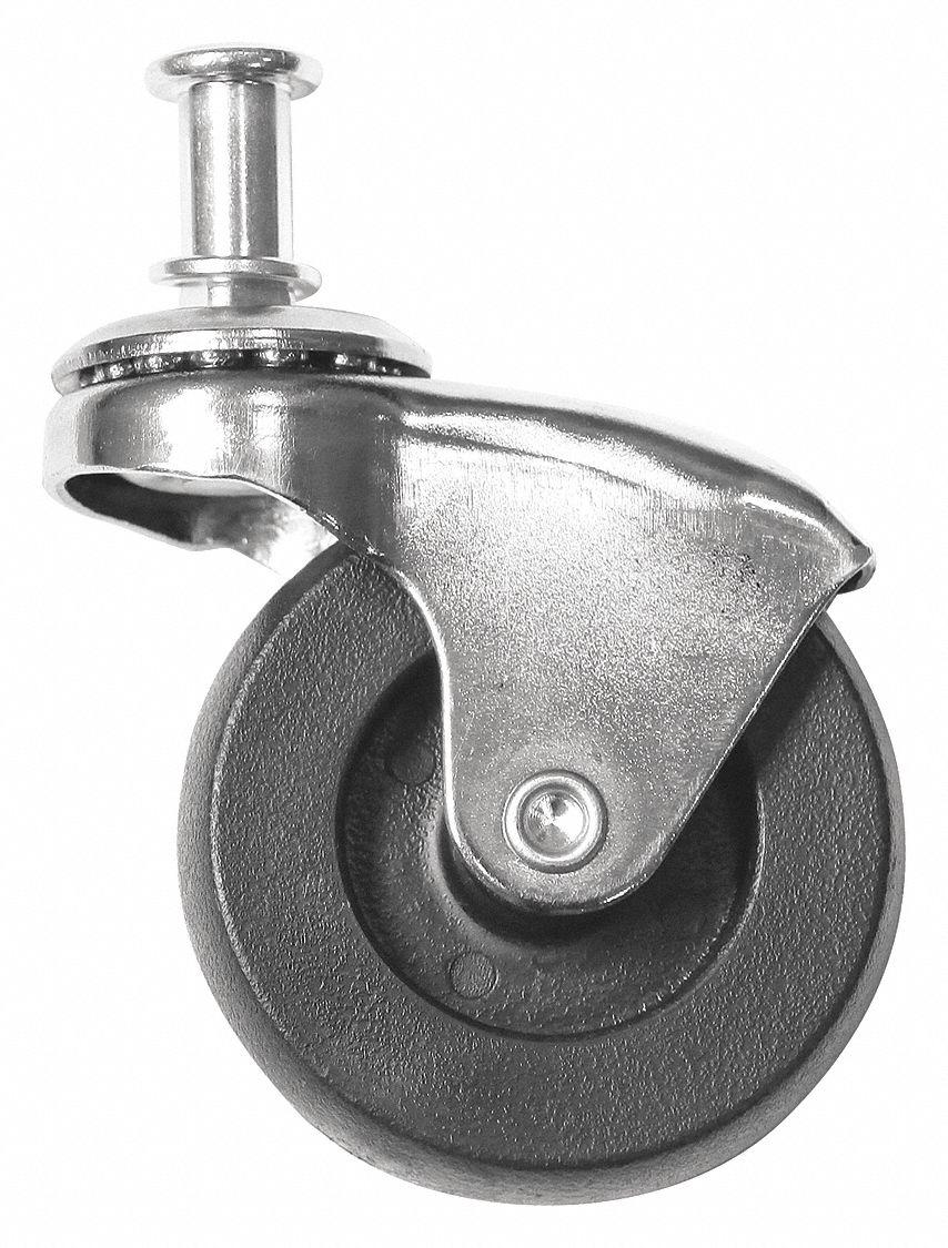 Caster, Black, 2-12/"