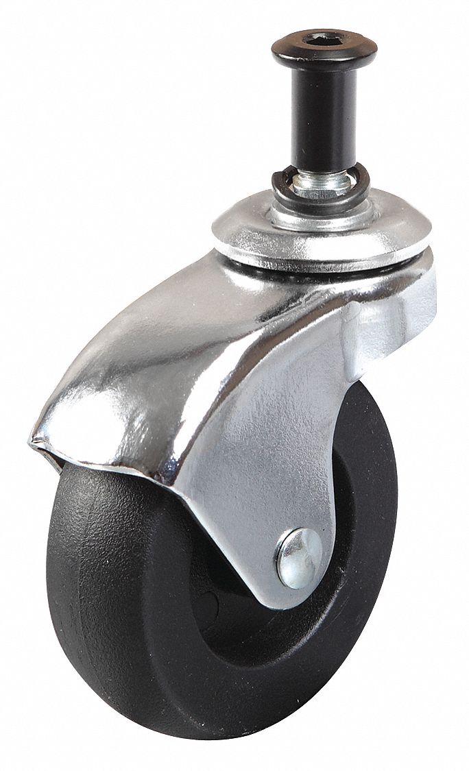 Casters: 3 in Wheel Dia, Mfr Part # 1YEU2-CASTER