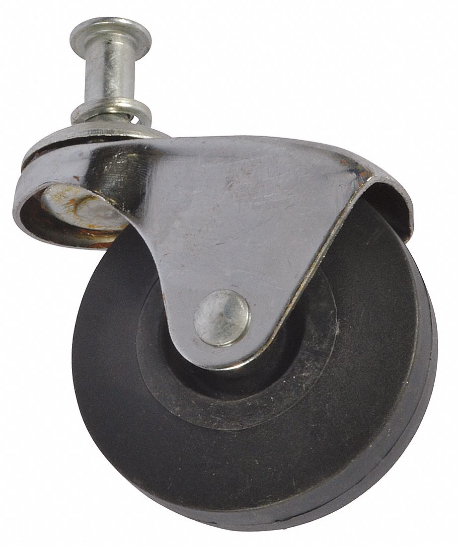 Casters, Black, 2-12/"