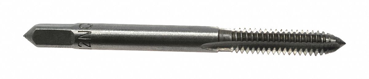 ALLOY STEEL PLUG TAP, #12-24 UNC THREAD, CCT1060-52, PLUG TAP