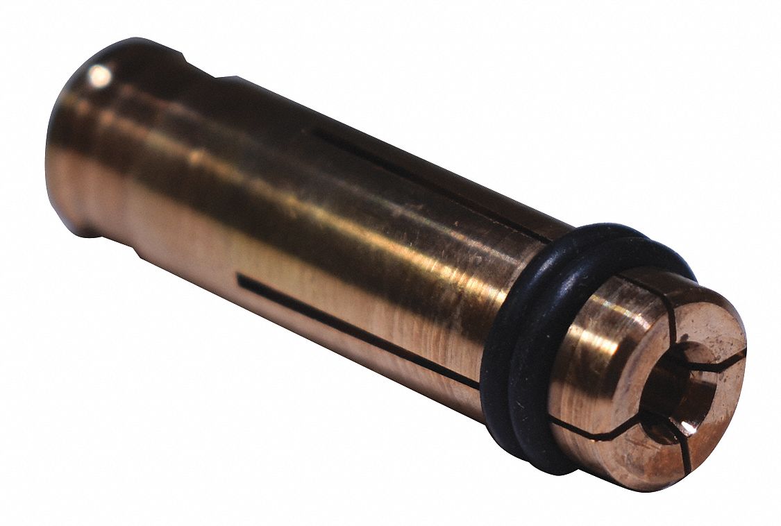 PRO WELD Collet, 13/8 in., Copper, Stud Dia. 12 ga 45TP19CDB010