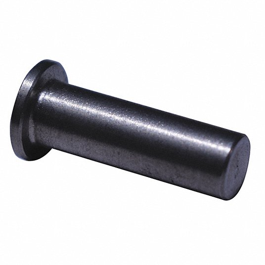 Stop Pin: For 1 in Stud Lg, 1/2 in Overall Lg, Steel, 033-776